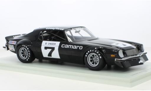 Chevrolet Camaro 1/18 Spark No.7 IROC Michigan 1974 coche miniatura