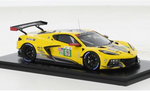 Coche miniatura Chevrolet Corvette 1/43 Spark C8.R No.63 Racing 24h Le Mans 2022 Chevrolet Corvette 1/43 Spark C8.R No.63 Racing 24h Le Mans 2022 coche miniatura