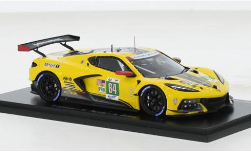 Coche miniatura Chevrolet Corvette 1/43 Spark C8.R No.64 Racing 24h Le Mans 2022 Chevrolet Corvette 1/43 Spark C8.R No.64 Racing 24h Le Mans 2022 coche miniatura