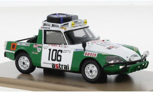 Coche miniatura Citroen DS 1/43 Spark No.106 Rallye Paris Dakar 1980 Citroen DS 1/43 Spark No.106 Rallye Paris Dakar 1980 coche miniatura