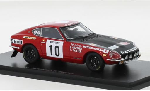 Coche miniatura Datsun 240Z 1/43 Spark No.10 Rallye WM Rallye Monte Carlo 1973 Datsun 240Z 1/43 Spark No.10 Rallye WM Rallye Monte Carlo 1973 coche miniatura
