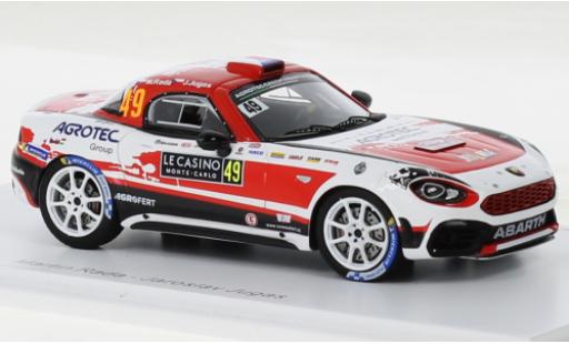Coche miniatura Fiat 124 1/43 Spark Rally RGT No.49 Rallye WM Rallye Monte Carlo 2022 Fiat 124 1/43 Spark Rally RGT No.49 Rallye WM Rallye Monte Carlo 2022 coche miniatura
