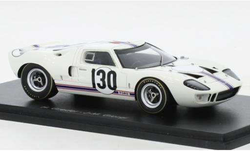 Coche miniatura Ford GT40 1/43 Spark RHD No.130 Targa Florio 1967 Ford GT40 1/43 Spark RHD No.130 Targa Florio 1967 coche miniatura