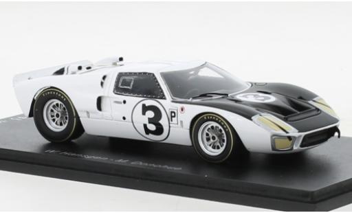Coche miniatura Ford GT40 1/43 Spark RHD No.3 12h Sebring 1966 Ford GT40 1/43 Spark RHD No.3 12h Sebring 1966 coche miniatura
