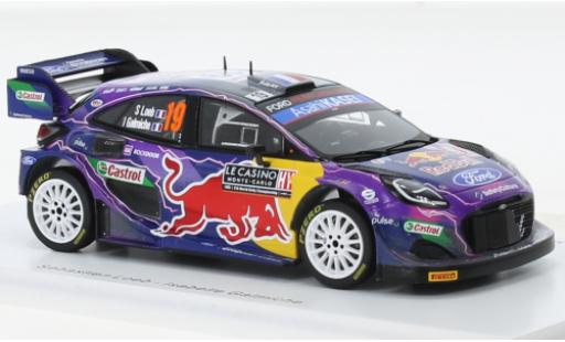 Coche miniatura Ford Puma 1/43 Spark Rally 1 No.19 M-Sport Rally Team Red Bull Rallye WM Rallye Monte Carlo 2022 Ford Puma 1/43 Spark Rally 1 No.19 M-Sport Rally Team Red Bull Rallye WM Rallye Monte Carlo 2022 coche miniatura