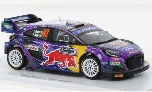 Coche miniatura Ford Puma 1/43 Spark Rally 1 No.42 M-Sport World Rally Team Red Bull Rallye WM Rallye Monte Carlo 2022 Ford Puma 1/43 Spark Rally 1 No.42 M-Sport World Rally Team Red Bull Rallye WM Rallye Monte Carlo 2022 coche miniatura