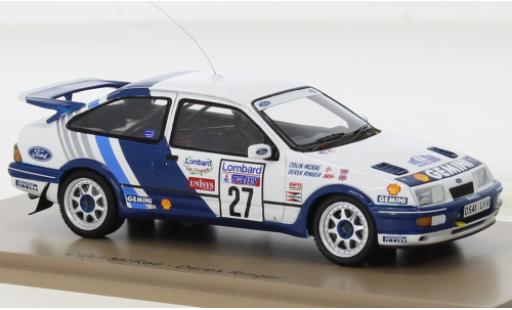 Coche miniatura Ford Sierra 1/43 Spark RS Cosworth No.27 Rallye WM RAC Rallye 1989 Ford Sierra 1/43 Spark RS Cosworth No.27 Rallye WM RAC Rallye 1989 coche miniatura