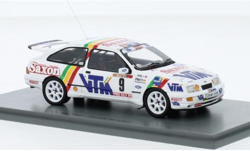 Coche miniatura Ford Sierra 1/43 Spark RS Cosworth RHD No.9 Rallye Ypres 1990 Ford Sierra 1/43 Spark RS Cosworth RHD No.9 Rallye Ypres 1990 coche miniatura