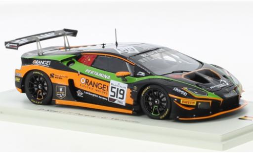 Coche miniatura Lamborghini Huracan 1/43 Spark GT3 Evo No.519 Orange 1 FFF Racing Team 24h Spa 2019 Lamborghini Huracan 1/43 Spark GT3 Evo No.519 Orange 1 FFF Racing Team 24h Spa 2019 coche miniatura