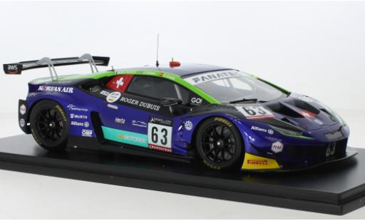 Coche miniatura Lamborghini Huracan 1/43 Spark GT3 Evo No.63 Emil Frey Racing 24h Spa 2022 Lamborghini Huracan 1/43 Spark GT3 Evo No.63 Emil Frey Racing 24h Spa 2022 coche miniatura