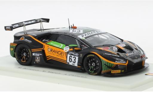 Coche miniatura Lamborghini Huracan 1/43 Spark GT3 Evo No.63 Orange 1 FFF Racing Team 24h Spa 2021 Lamborghini Huracan 1/43 Spark GT3 Evo No.63 Orange 1 FFF Racing Team 24h Spa 2021 coche miniatura