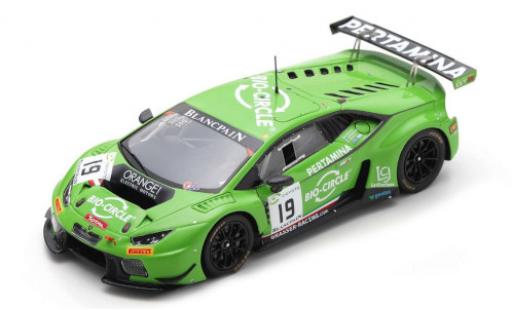 Lamborghini Huracan 1/43 Spark GT3 No.19 GRT Grasser Racing Team 24h Spa 2018 coche miniatura