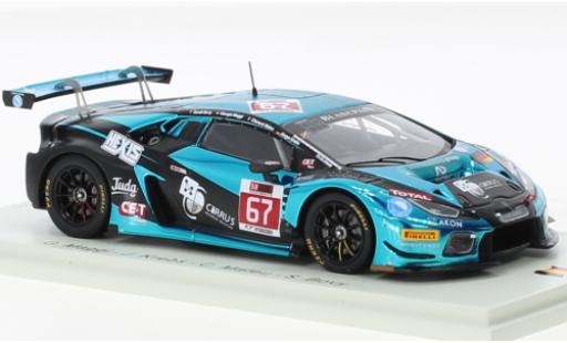 Lamborghini Huracan 1/43 Spark GT3 No.67 Attempto Racing 24h Spa 2017 coche miniatura