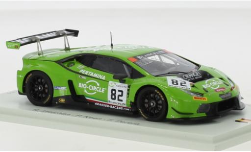 Lamborghini Huracan 1/43 Spark GT3 No.82 GRT Grasser Racing Team 24h Spa 2018 coche miniatura
