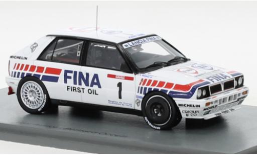 Coche miniatura Lancia Delta 1/43 Spark HF Integrale 16V No.1 Fina Rallye WM Tour de Corse 1991 Lancia Delta 1/43 Spark HF Integrale 16V No.1 Fina Rallye WM Tour de Corse 1991 coche miniatura