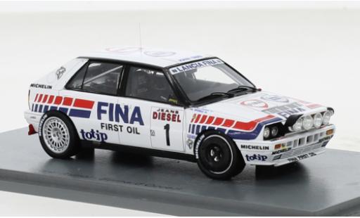Coche miniatura Lancia Delta 1/43 Spark HF Integrale 16V No.1 Jolly Club Fina Rallye WM Rallye San Remo 1991 Lancia Delta 1/43 Spark HF Integrale 16V No.1 Jolly Club Fina Rallye WM Rallye San Remo 1991 coche miniatura