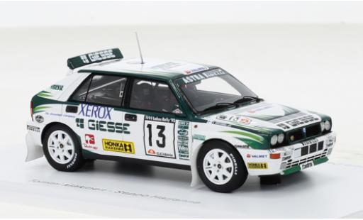 Coche miniatura Lancia Delta 1/43 Spark HF Integrale EVO No.13 Giesse Group Rallye WM 1000 Lakes Rallye 1993 Lancia Delta 1/43 Spark HF Integrale EVO No.13 Giesse Group Rallye WM 1000 Lakes Rallye 1993 coche miniatura