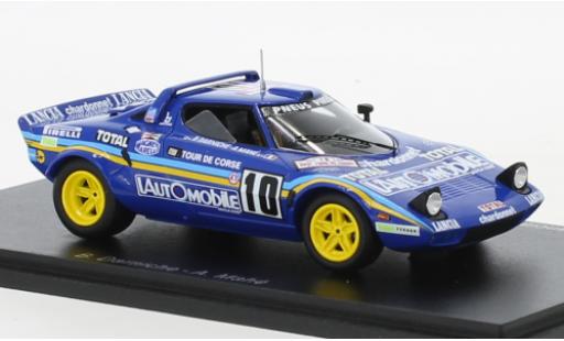 Coche miniatura Lancia Stratos 1/43 Spark HF No.10 Rallye WM Tour de Corse 1981 Lancia Stratos 1/43 Spark HF No.10 Rallye WM Tour de Corse 1981 coche miniatura