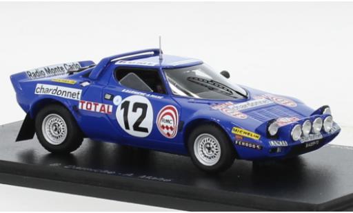 Coche miniatura Lancia Stratos 1/43 Spark HF No.12 Rallye WM Rallye Monte Carlo 1976 Lancia Stratos 1/43 Spark HF No.12 Rallye WM Rallye Monte Carlo 1976 coche miniatura