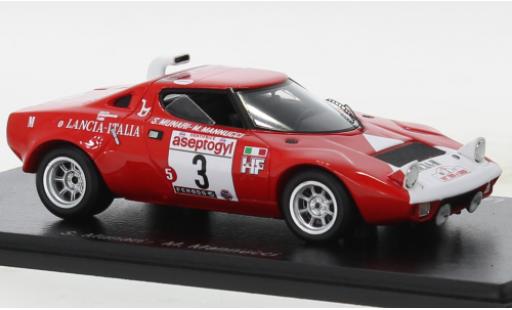 Coche miniatura Lancia Stratos 1/43 Spark HF No.3 Tour de Corse 1972 Lancia Stratos 1/43 Spark HF No.3 Tour de Corse 1972 coche miniatura