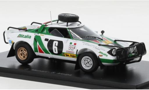 Coche miniatura Lancia Stratos 1/43 Spark HF No.6 Alitalia Rallye WM Safari Rallye 1976 Lancia Stratos 1/43 Spark HF No.6 Alitalia Rallye WM Safari Rallye 1976 coche miniatura