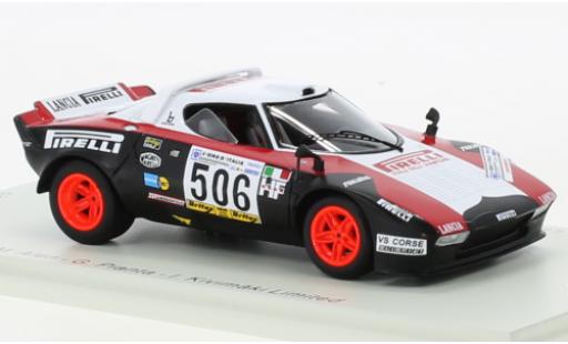 Coche miniatura Lancia Stratos 1/43 Spark No.506 Giro de Italia 1978 Lancia Stratos 1/43 Spark No.506 Giro de Italia 1978 coche miniatura