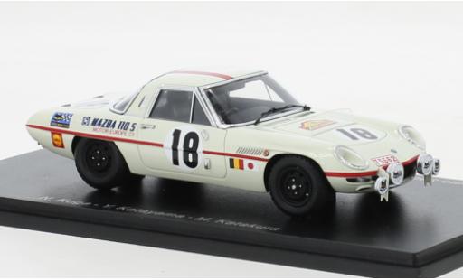 Coche miniatura Mazda Cosmo 1/43 Spark Sport 110S RHD No.18 Marathon de la Route 1968 Mazda Cosmo 1/43 Spark Sport 110S RHD No.18 Marathon de la Route 1968 coche miniatura