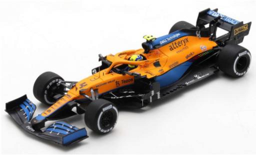 McLaren F1 1/43 Spark MCL35M No.4 Team Formel 1 GP Italien 2021 coche miniatura