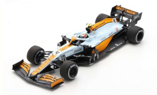 Coche miniatura McLaren F1 1/18 Spark MCL35M No.4 Team Gulf Formel 1 GP Monaco 2021 McLaren F1 1/18 Spark MCL35M No.4 Team Gulf Formel 1 GP Monaco 2021 coche miniatura
