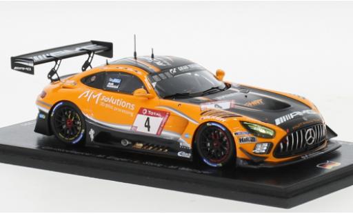 Coche miniatura Mercedes AMG GT 1/43 Spark 3 No.4 AMG Team HRT 24h Nürburgring 2020 Mercedes AMG GT 1/43 Spark 3 No.4 AMG Team HRT 24h Nürburgring 2020 coche miniatura