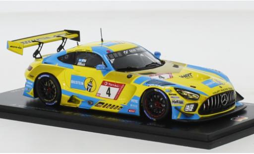 Coche miniatura Mercedes AMG GT 1/43 Spark 3 No.4 AMG Team HRT Bilstein 24h Nuerburgring 2021 Mercedes AMG GT 1/43 Spark 3 No.4 AMG Team HRT Bilstein 24h Nuerburgring 2021 coche miniatura