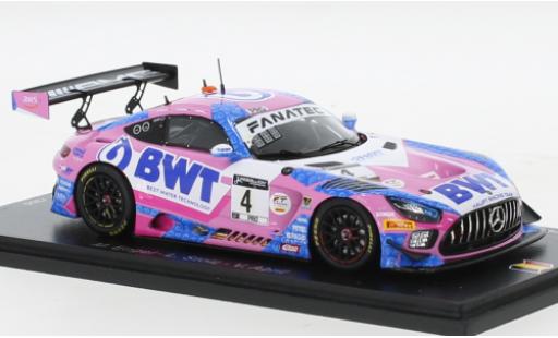Coche miniatura Mercedes AMG GT 1/43 Spark 3 No.4 AMG Team HRT BWT 24h Spa 2021 Mercedes AMG GT 1/43 Spark 3 No.4 AMG Team HRT BWT 24h Spa 2021 coche miniatura