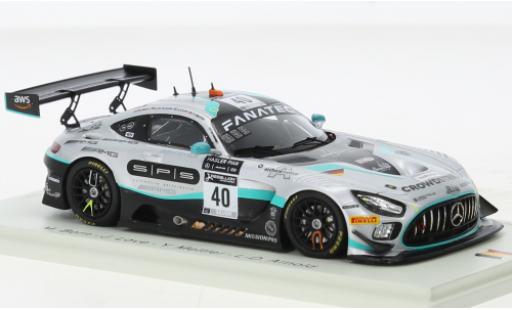 Mercedes AMG GT 1/43 Spark 3 No.40 SPS Automotive Performance 24h Spa 2021 coche miniatura