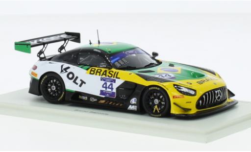 Mercedes AMG GT 1/43 Spark 3 No.44 Team Brazil FIA Motorsport Games GT Sprint Cup Paul Ricard 2022 coche miniatura