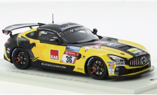 Mercedes AMG GT 1/43 Spark 4 No.36 Black Falcon Team TEXTAR 24h Nürburgring 2021 coche miniatura