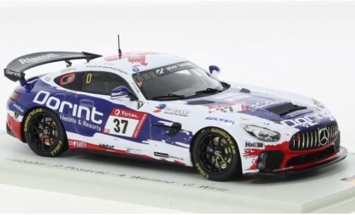 Mercedes AMG GT 1/43 Spark 4 No.37 Schnitzelalm Racing 24h Nürburgring 2021 coche miniatura