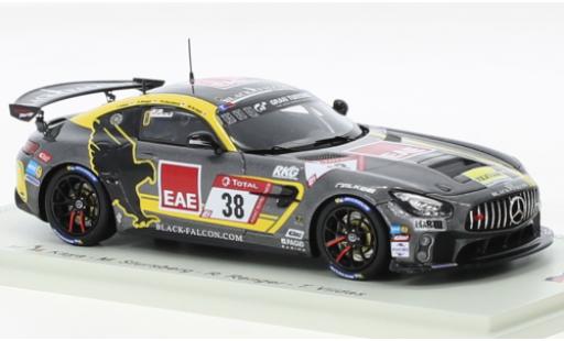 Mercedes AMG GT 1/43 Spark 4 No.38 Black Falcon Team TEXTAR 24h Nuerburgring 2020 coche miniatura