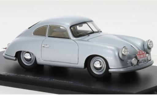 Porsche 356 1/43 Spark gris No.285 Rallye Monte Carlo 1952 coche miniatura