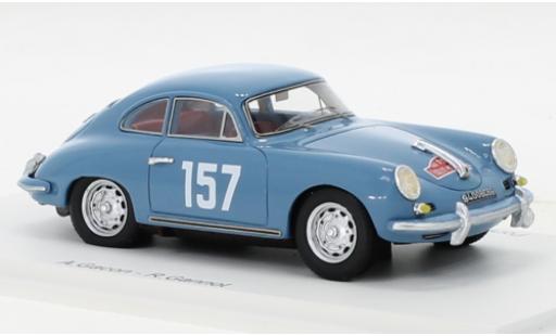 Coche miniatura Porsche 356 1/43 Spark B 1600 S No.157 Rallye Monte Carlo 1960 Porsche 356 1/43 Spark B 1600 S No.157 Rallye Monte Carlo 1960 coche miniatura