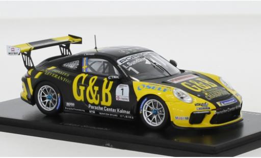 Coche miniatura Porsche 992 GT3 1/43 Spark 911 (991) Cup No.1 Carrera Cup Scandinavia 2020 Porsche 992 GT3 1/43 Spark 911 (991) Cup No.1 Carrera Cup Scandinavia 2020 coche miniatura