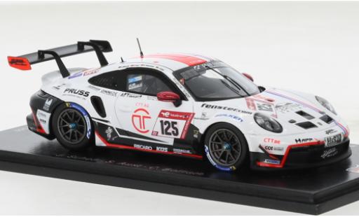 Porsche 991 GT3 Cup 1/43 Spark 911  No.125 Huber Motorsport 24h Nürburgring 2022 coche miniatura