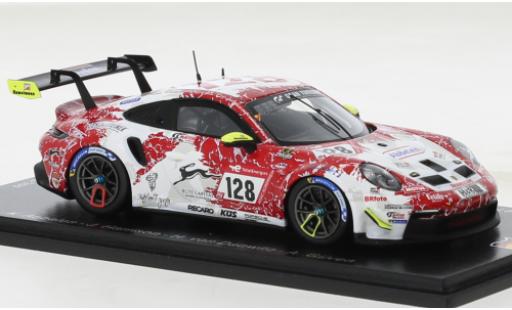 Porsche 991 GT3 Cup 1/43 Spark 911  No.128 Frikadelli Racing Team 24h Nürburgring 2022 coche miniatura