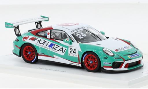 Porsche 991 GT3 Cup 1/43 Spark 911  No.24 Carrera Cup Japan 2021 coche miniatura