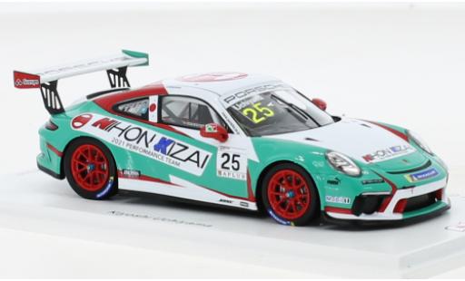 Porsche 991 GT3 Cup 1/43 Spark 911  No.25 Carrera Cup Japan 2021 coche miniatura