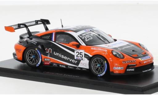 Porsche 991 GT3 Cup 1/43 Spark 911  No.25 Supercup 2021 coche miniatura
