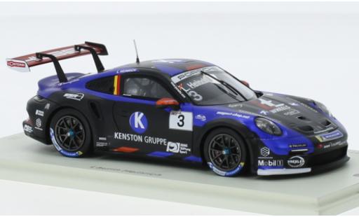 Porsche 991 GT3 Cup 1/43 Spark 911  No.3 Carrera Cup Allemagne 2022 coche miniatura