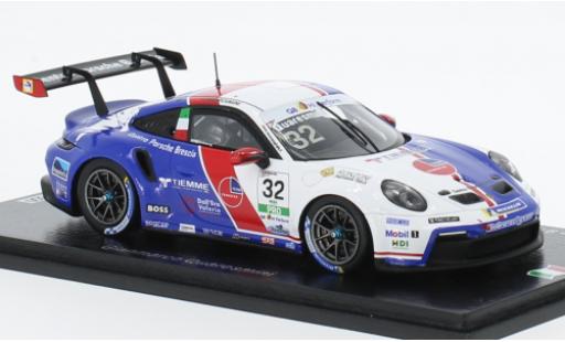 Porsche 991 GT3 Cup 1/43 Spark 911  No.32 Carrera Cup Italia 2022 coche miniatura