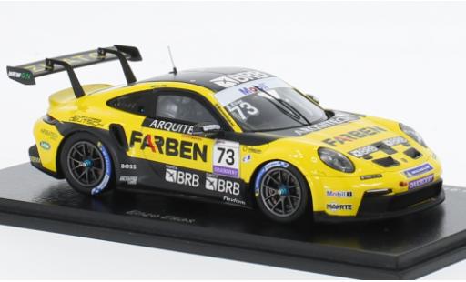 Porsche 991 GT3 Cup 1/43 Spark 911  No.73 Carrera Cup Brésil 2022 coche miniatura