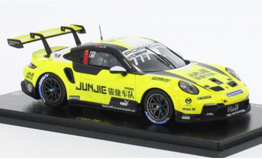 Porsche 991 GT3 Cup 1/43 Spark 911  No.777 Carrera Cup Asie 2022 coche miniatura