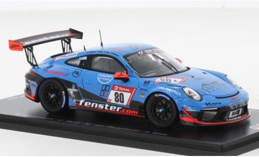 Porsche 991 GT3 Cup 1/43 Spark 911  No.80 Huber Motorsport 24h Nürburgring 2021 coche miniatura